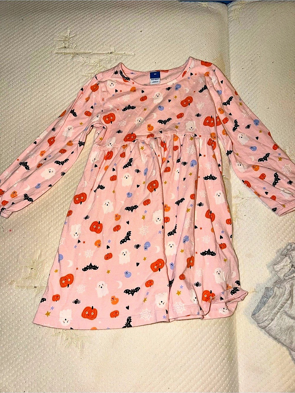 Old Navy Printed Long-Sleeve Drop-Waist Dress for Toddler Girls' Dress